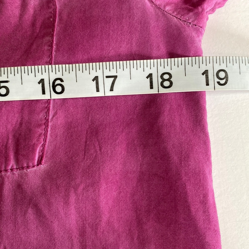 Pilcro Magenta Button-Front Maxi Dress - Picture 9 of 17